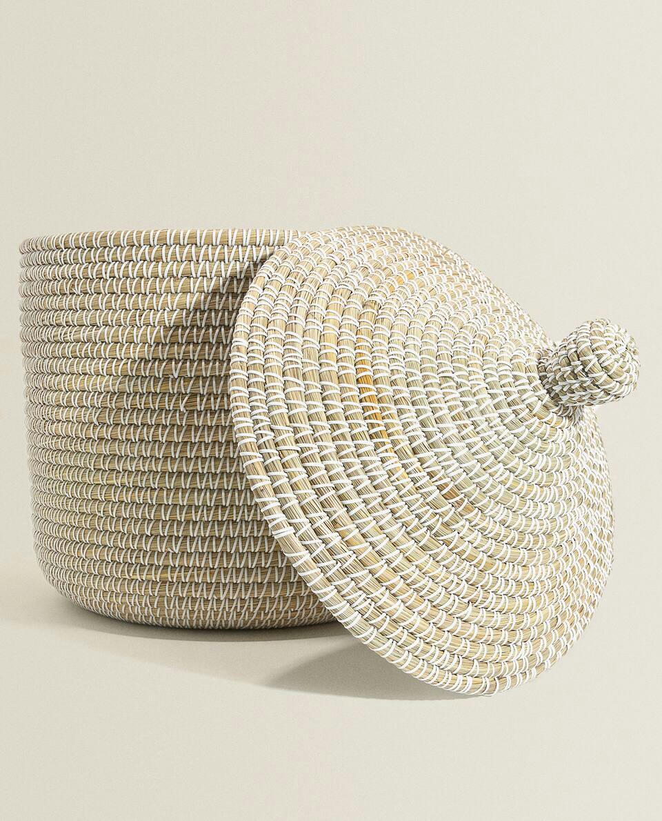 ROUND BASKET WITH LID