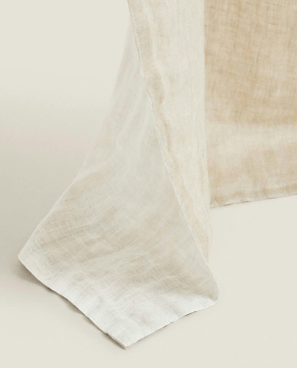 DOUBLE-FACED LINEN CURTAIN
