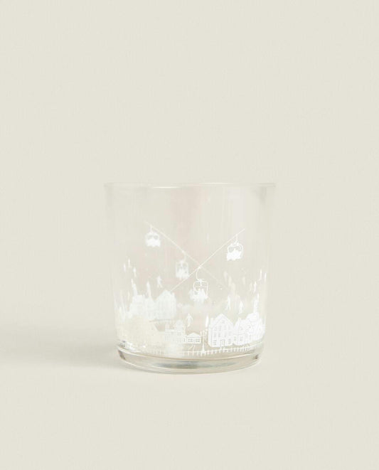 CHRISTMAS SKI SLOPE TRANSFER TUMBLER