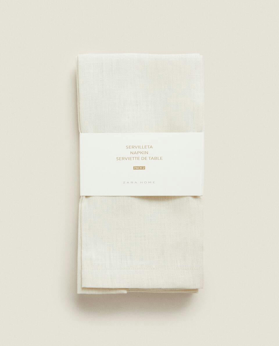 BASIC LINEN NAPKIN (PACK OF 2)