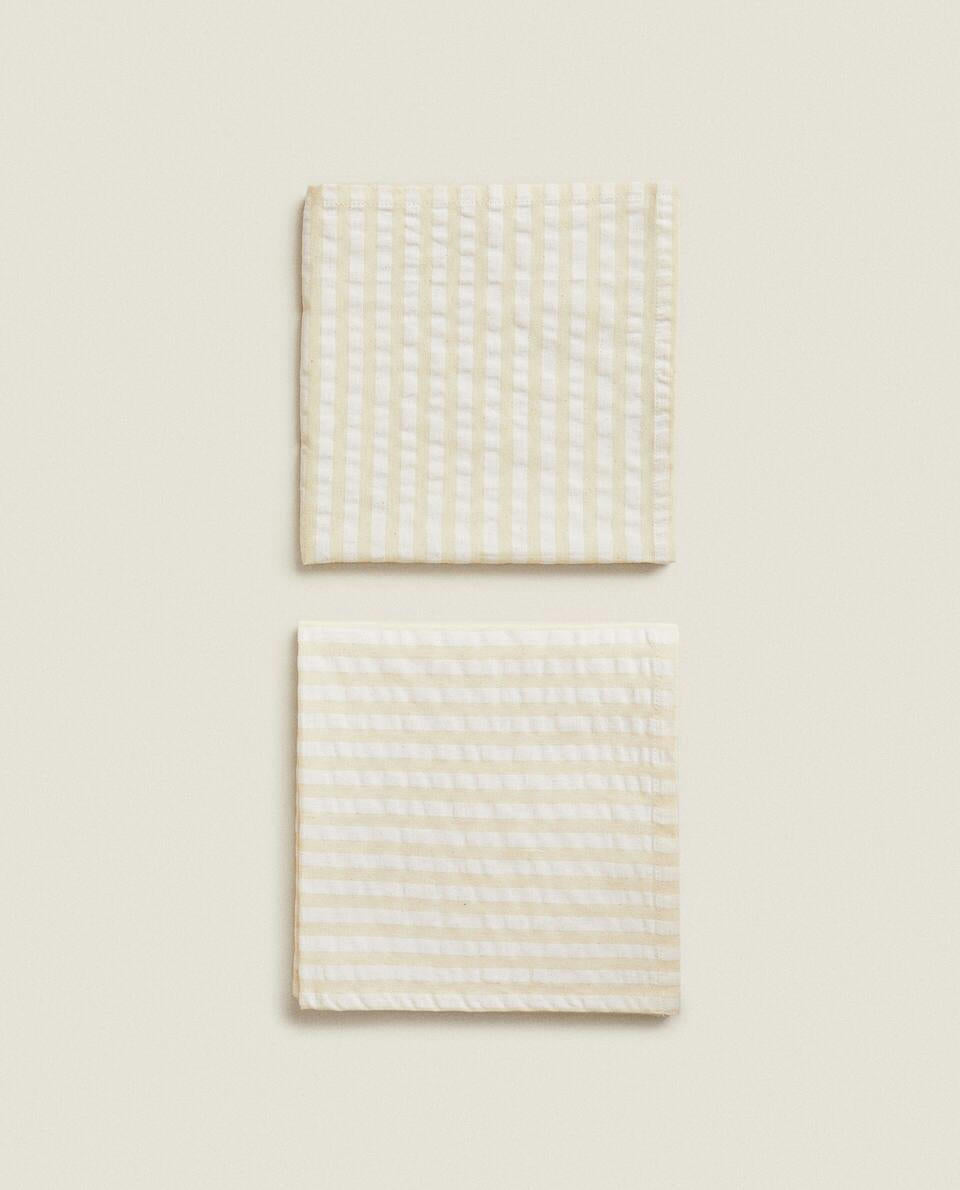 STRIPED NAPKINS (PACK OF 2)