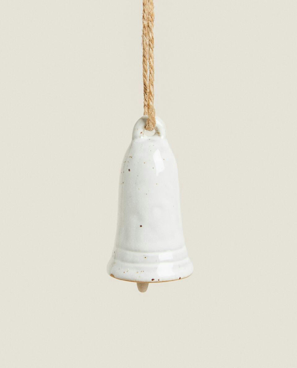 CHRISTMAS CERAMIC BELL DECORATION