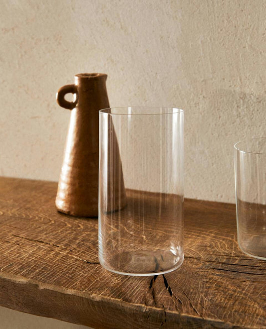 STRAIGHT CRYSTALLINE SOFT DRINK TUMBLER