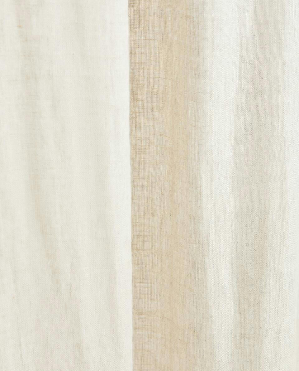 DOUBLE-FACED LINEN CURTAIN