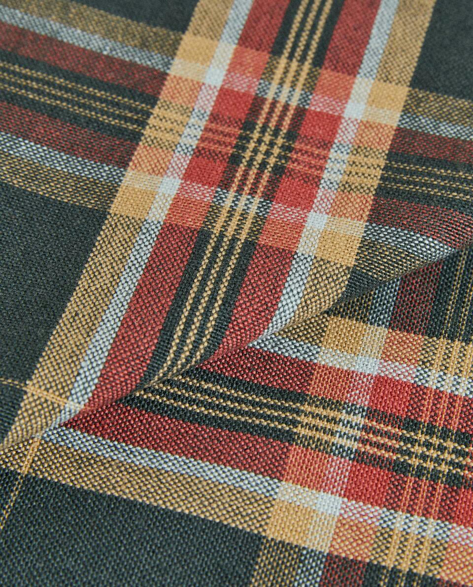 PACK OF TARTAN COTTON CHRISTMAS NAPKINS (PACK OF 2)