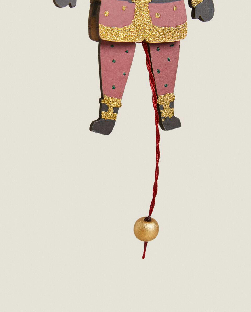 ARTICULATED SANTA CLAUS CHRISTMAS DECORATION