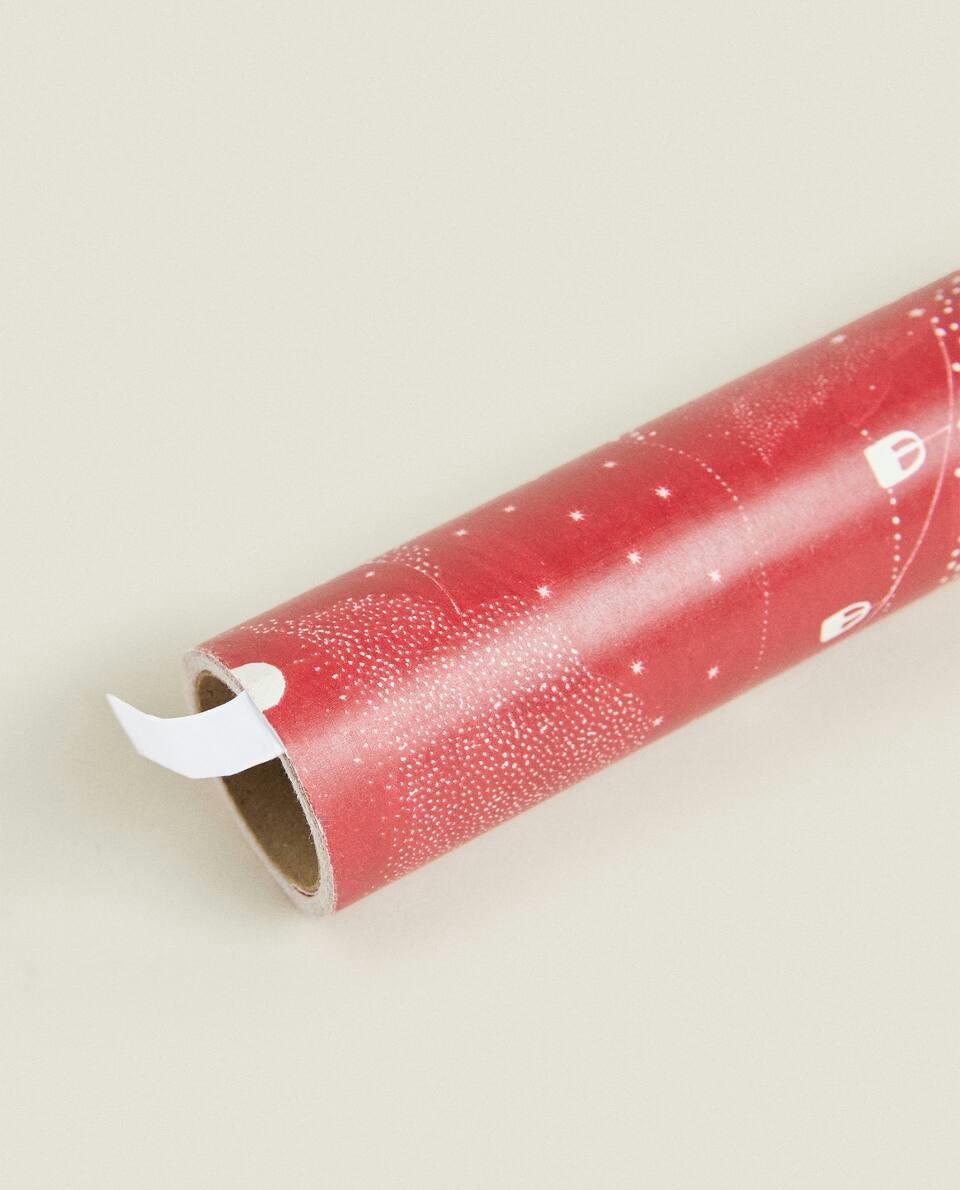 CHRISTMAS LANDSCAPE WRAPPING PAPER
