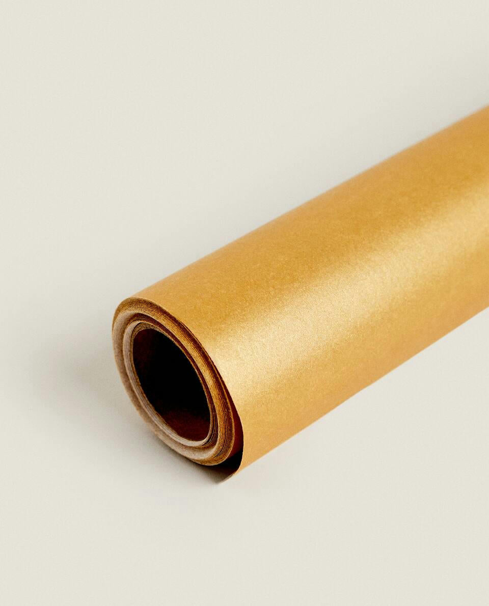 GOLD CHRISTMAS WRAPPING PAPER