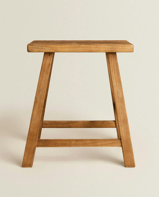 ELM WOOD STOOL