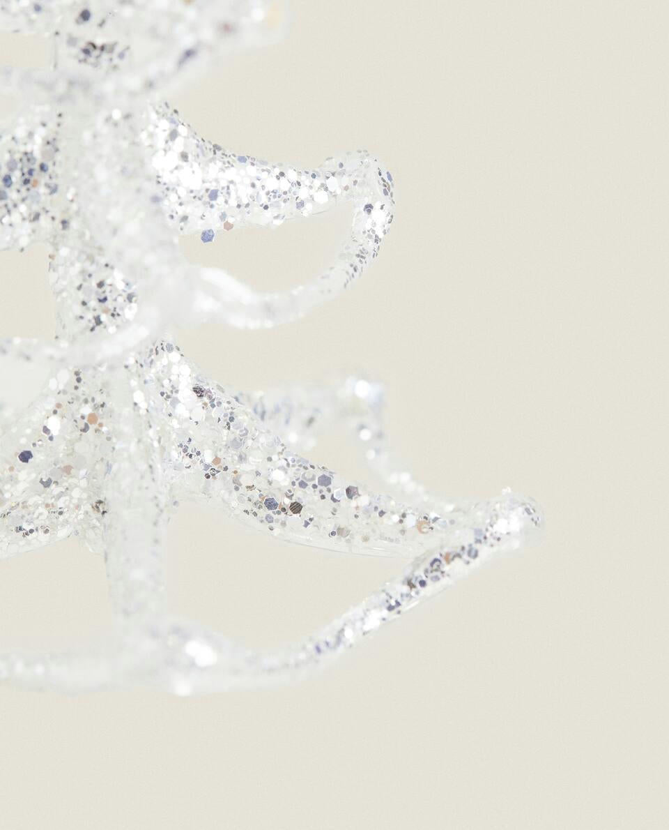 GLASS CHRISTMAS TREE DECORATION