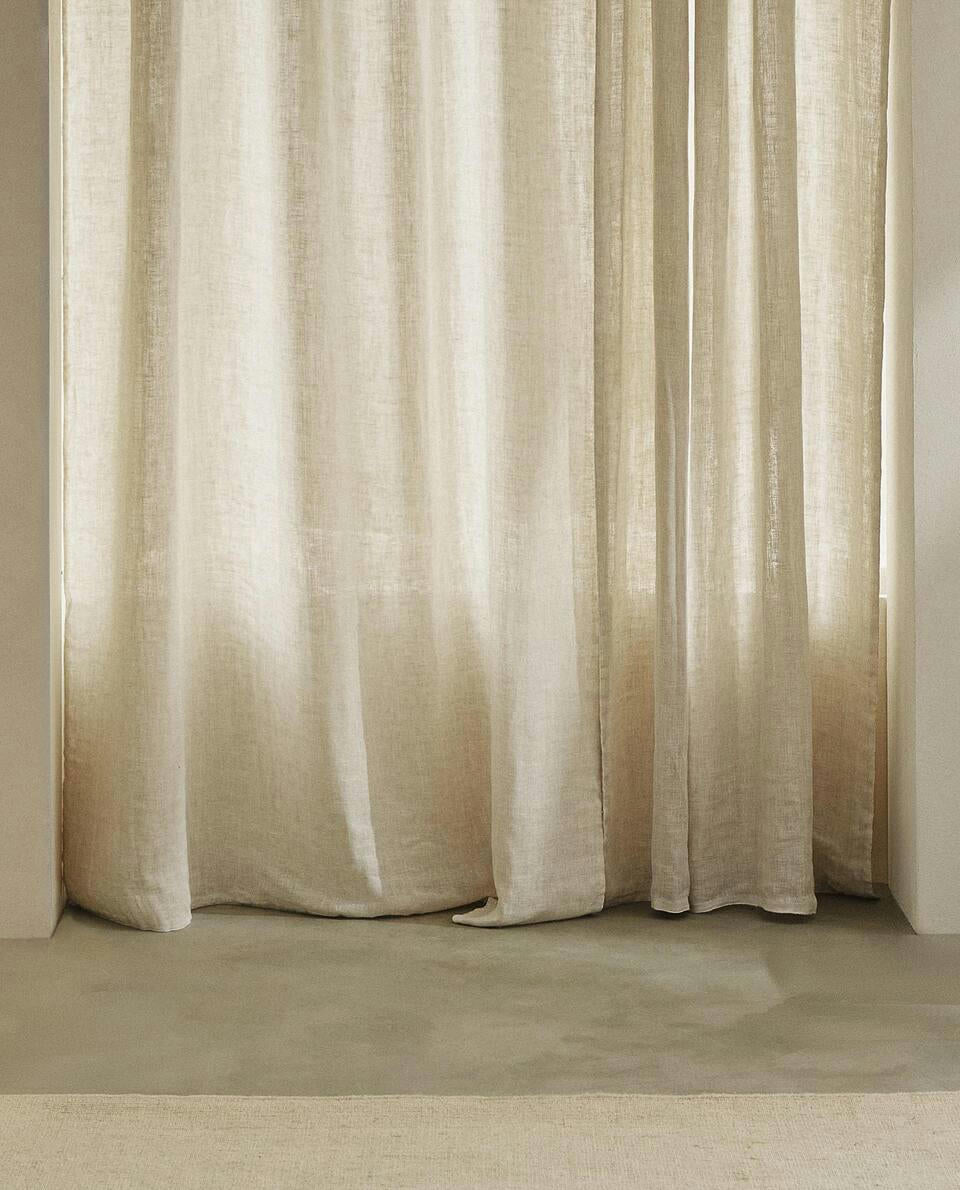 DOUBLE-FACED LINEN CURTAIN