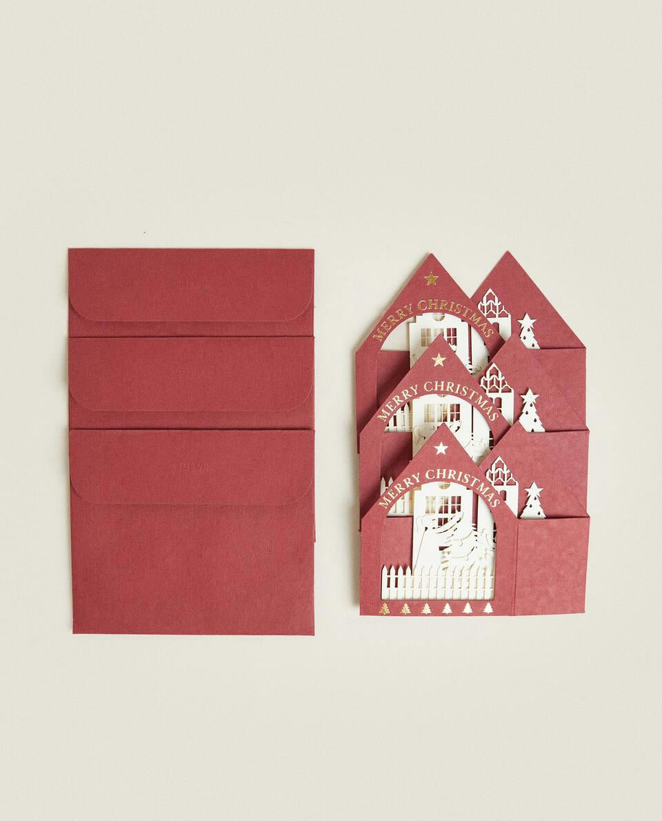 CHRISTMAS POSTCARD PACK (PACK OF 3)