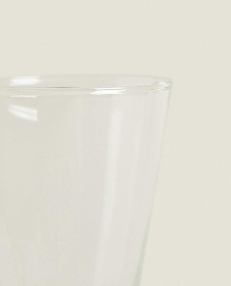 BOROSILICATE GLASS WITH COLOURED STEM