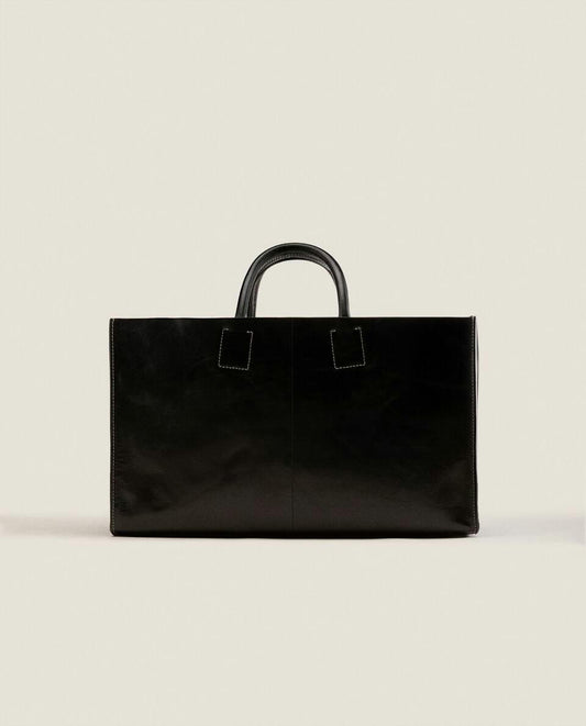 LEATHER TOTE BAG