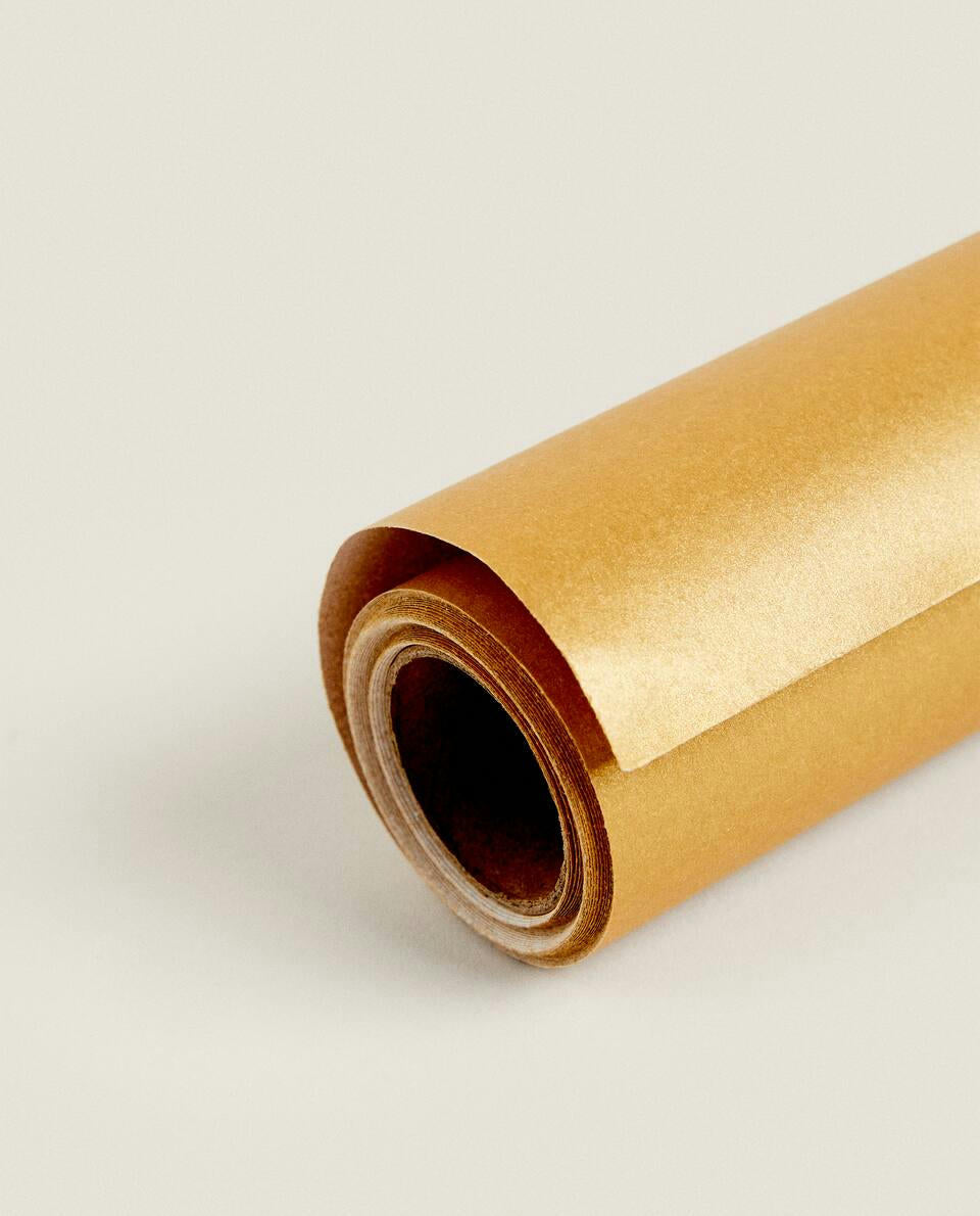 GOLD CHRISTMAS WRAPPING PAPER