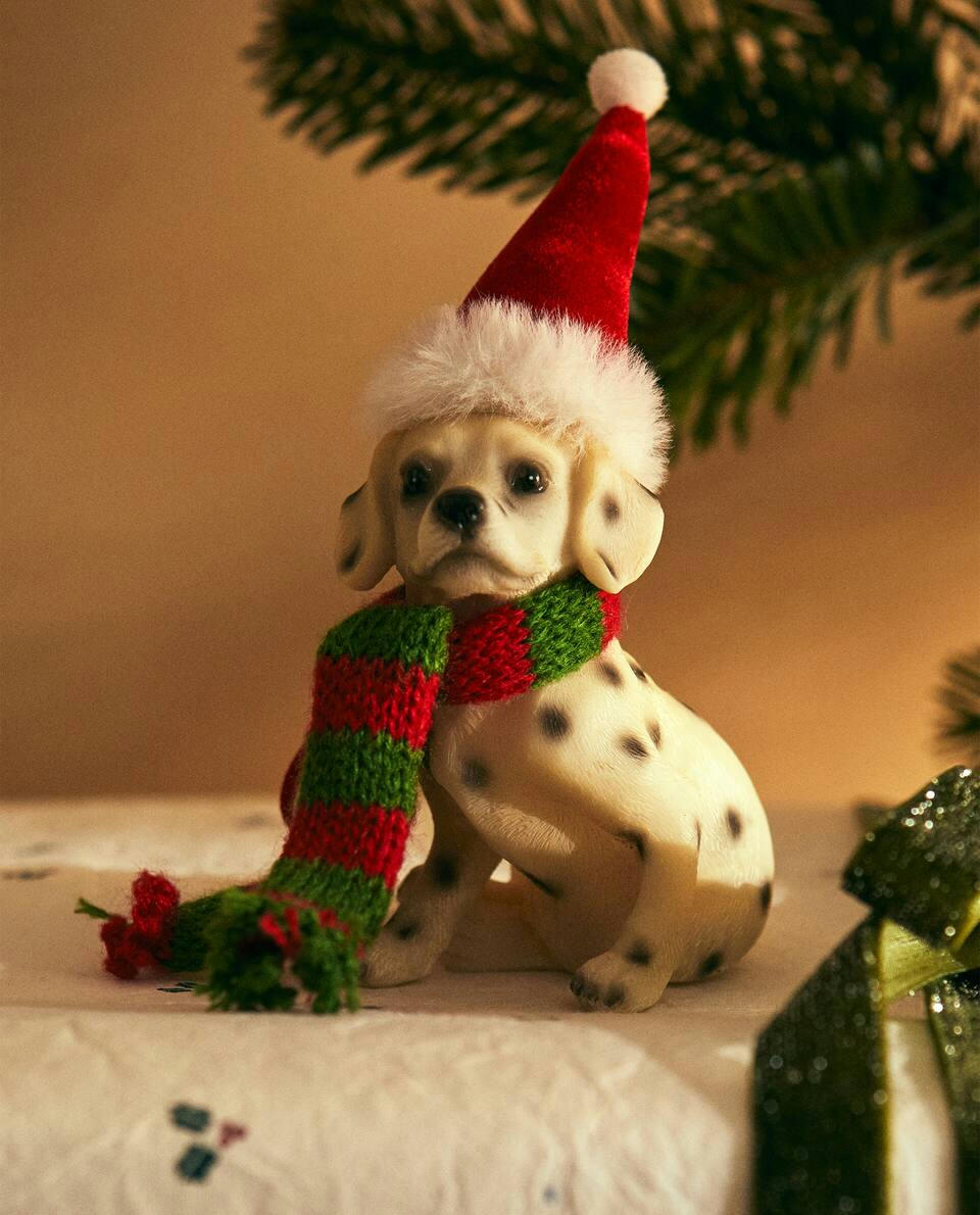 DALMATIAN RESIN CHRISTMAS DECORATION