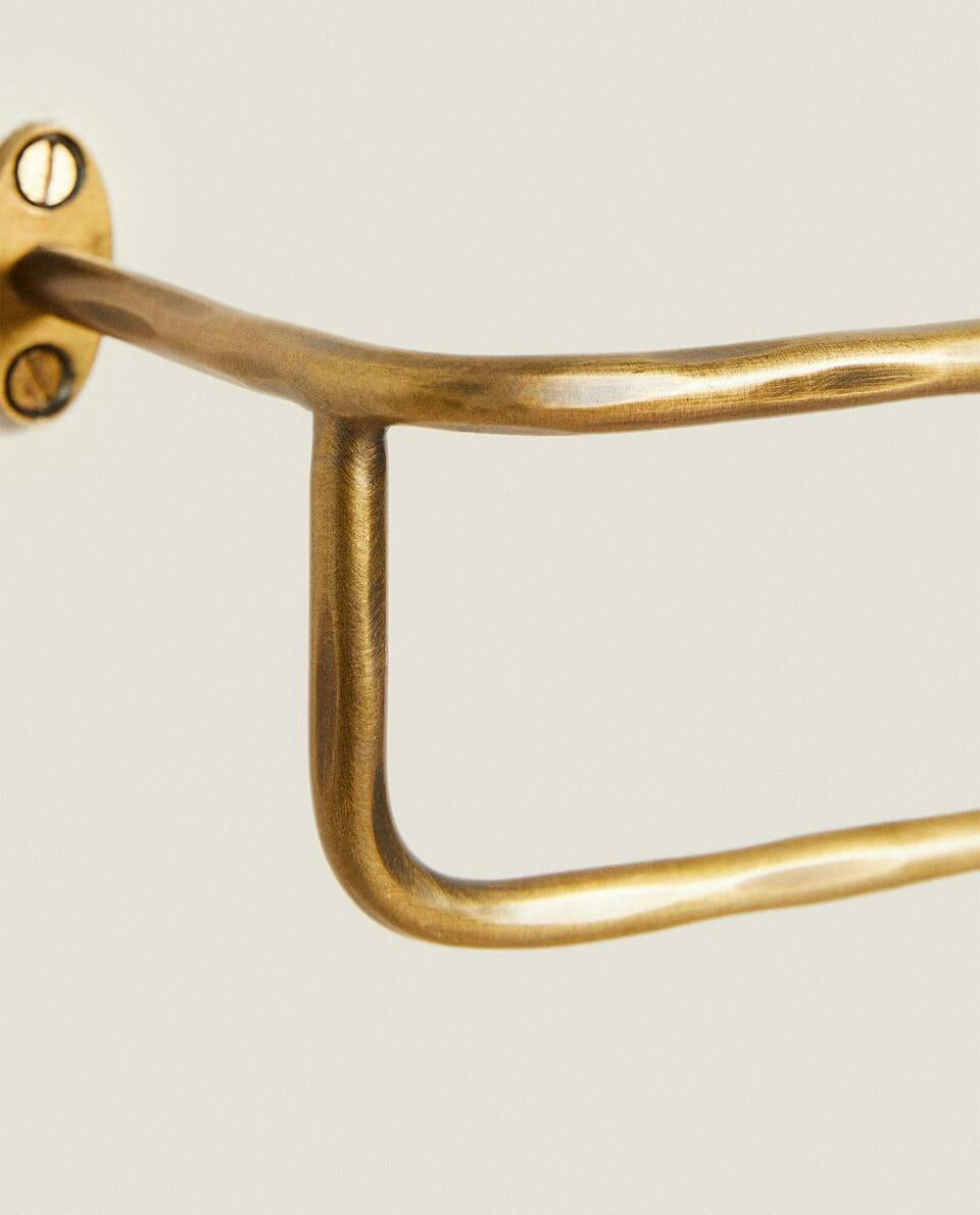 GOLDEN TOILET ROLL HOLDER