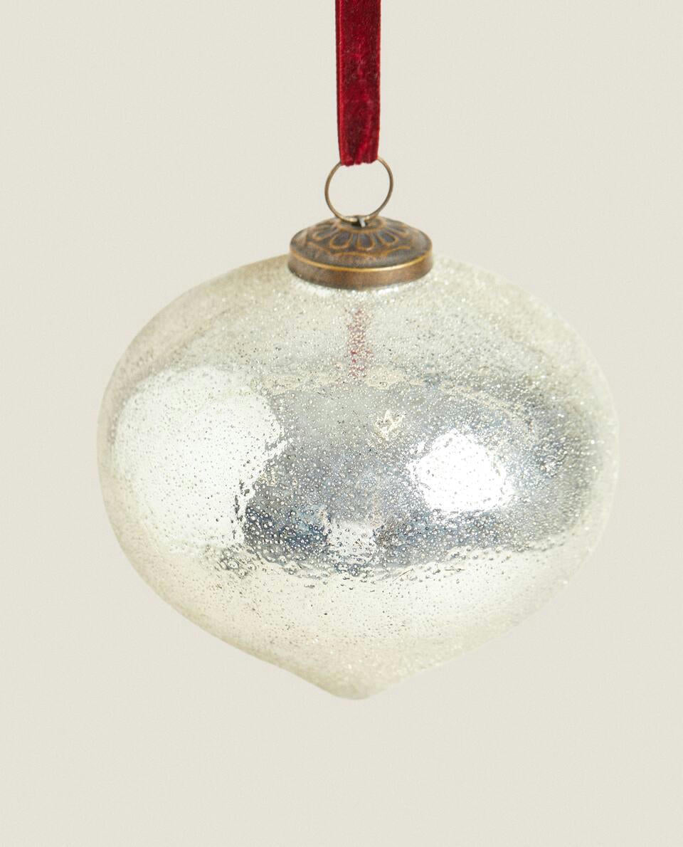 TEXTURED CHRISTMAS DECORATION
