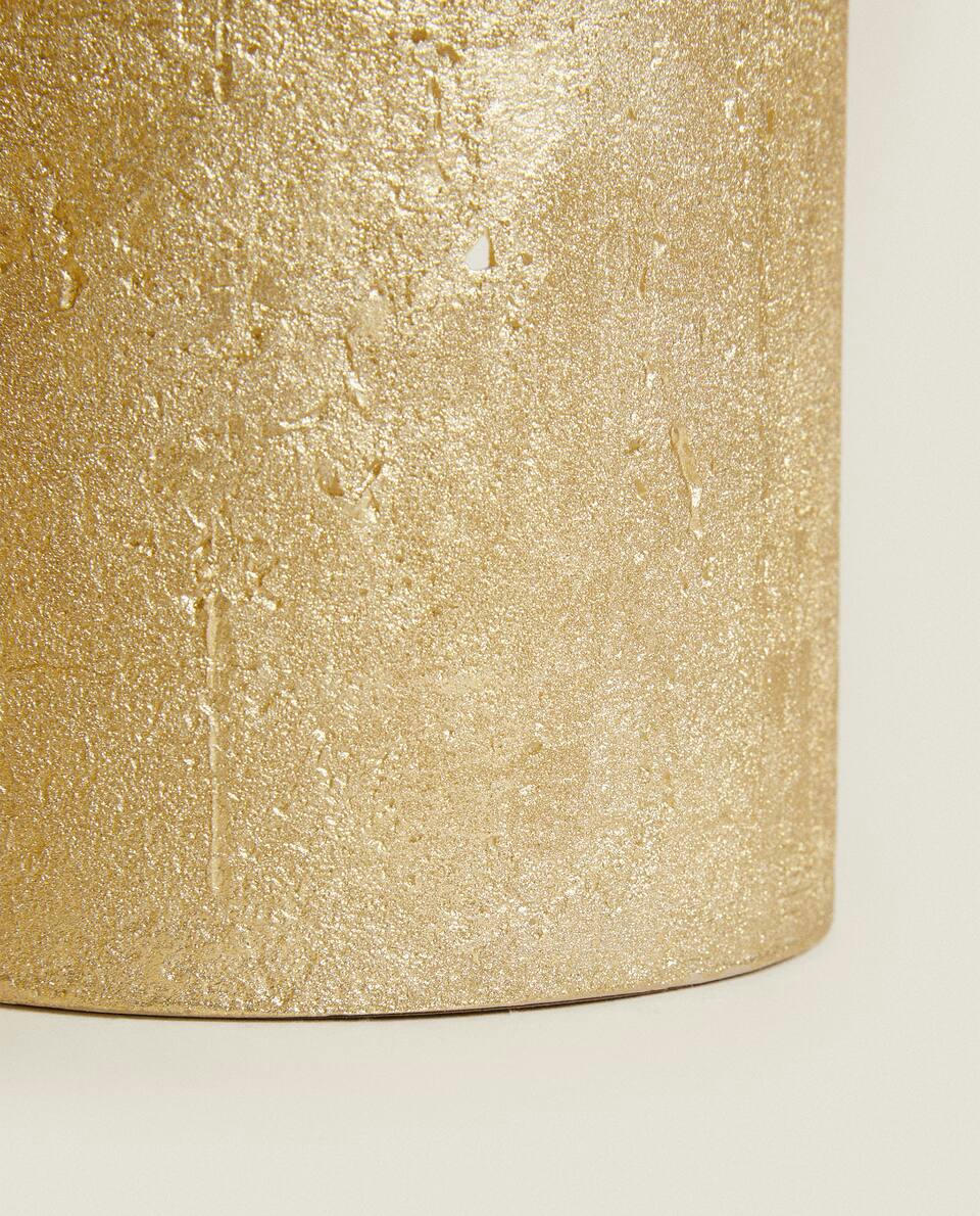 GOLD CHRISTMAS CANDLE