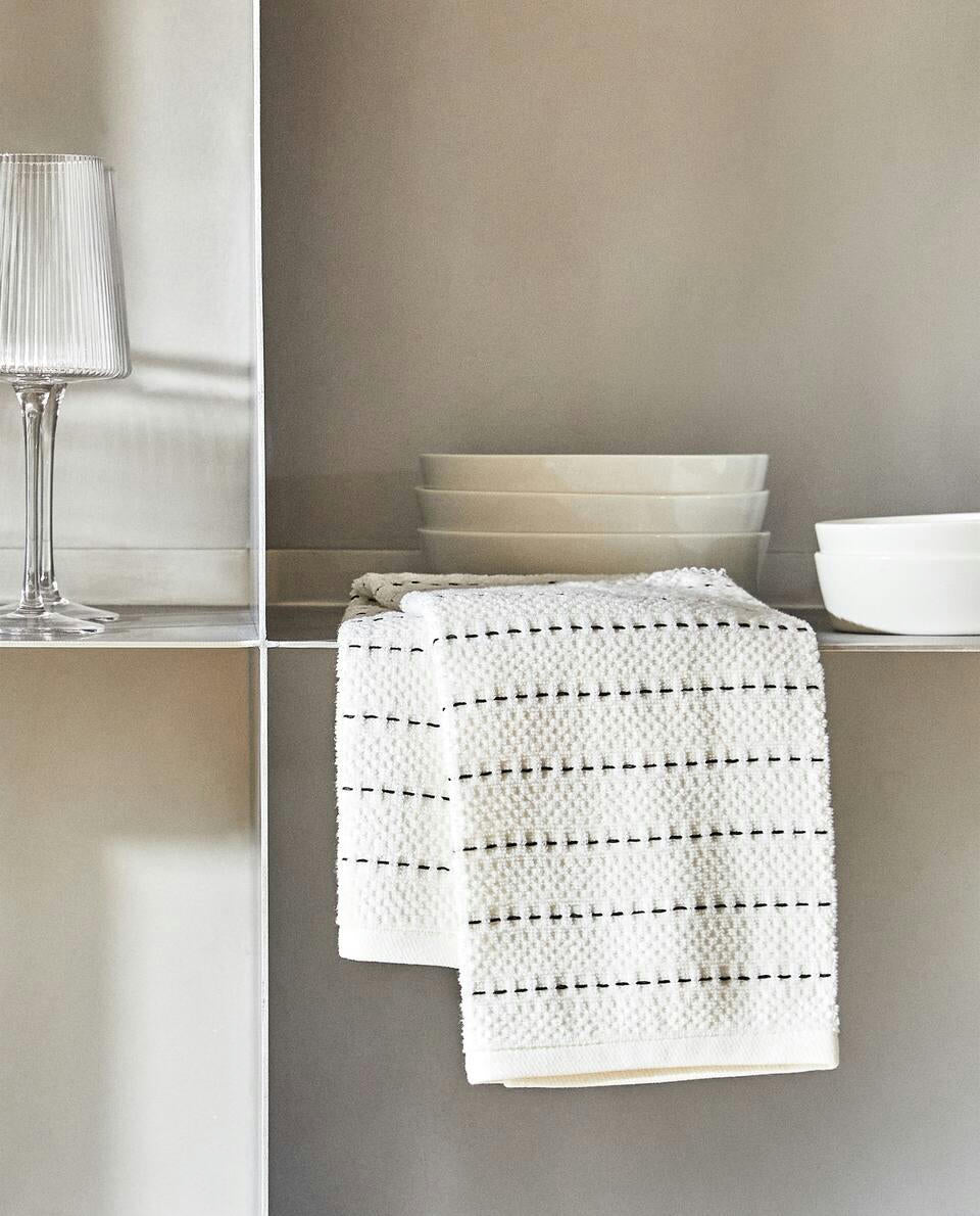 COTTON TERRYCLOTH TEA TOWEL