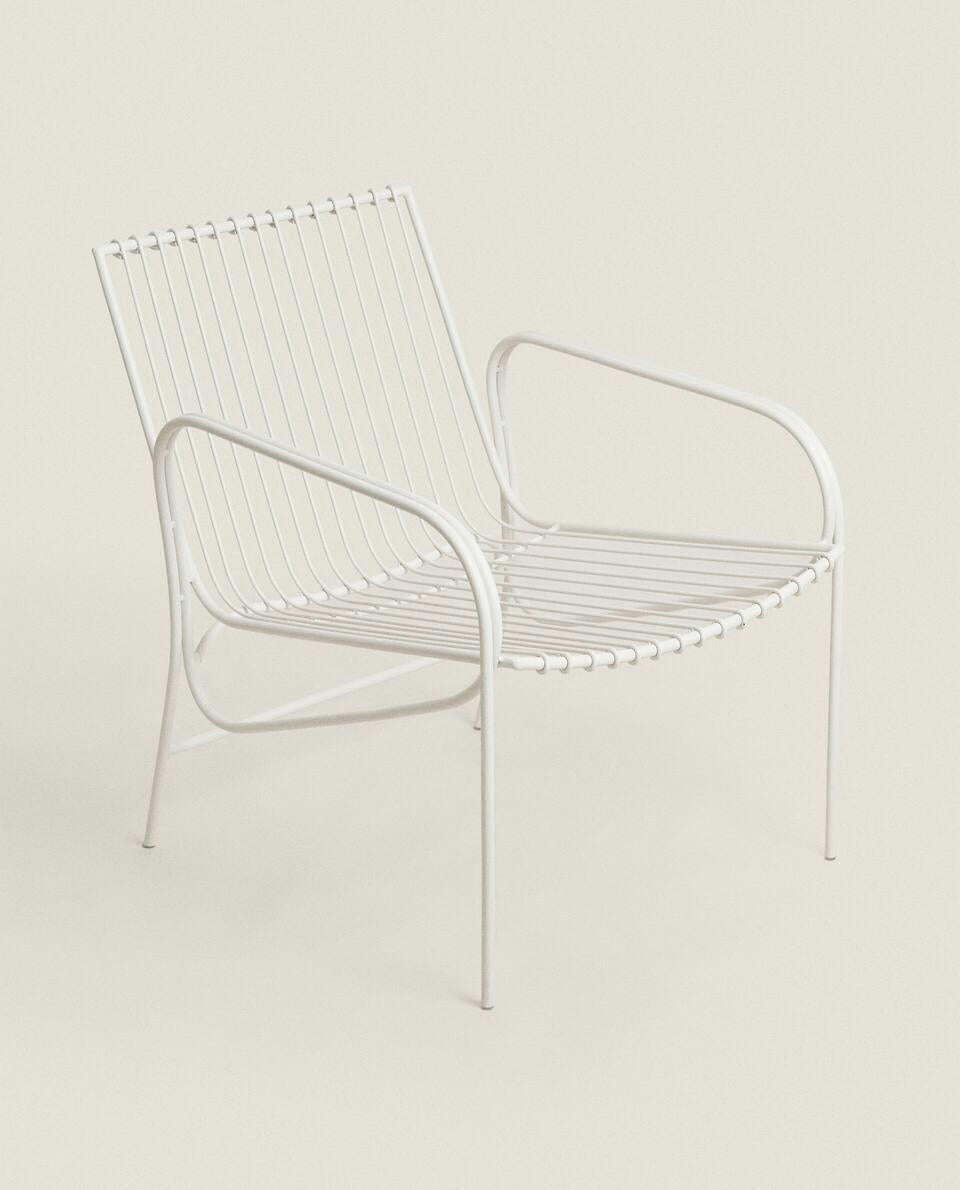 OUTDOOR METAL ARMCHAIR