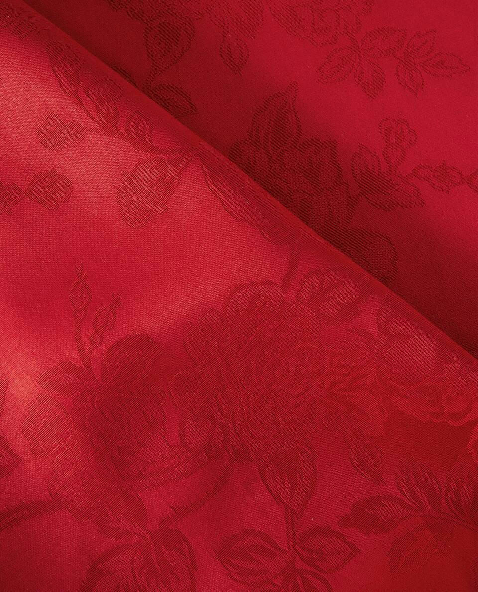 CHRISTMAS FLORAL JACQUARD TABLECLOTH