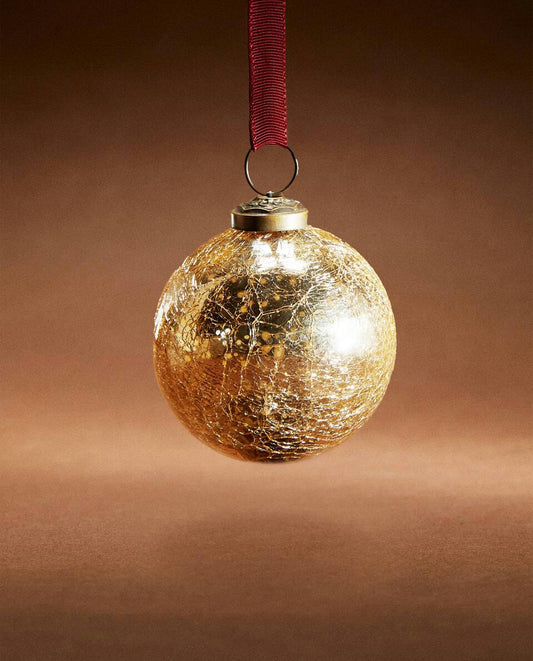 MERCURISED GLASS CHRISTMAS DECORATION